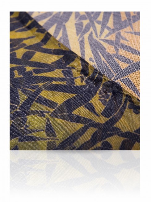 Палантин Женский SN-BAMBOO.LEAF/YELLOW